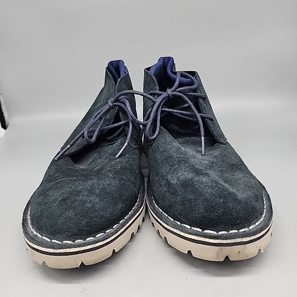 Reaction Kenneth Cole Abie Desert Boots Mens 11  Charcoal Gray Lace Up - Picture 3 of 7